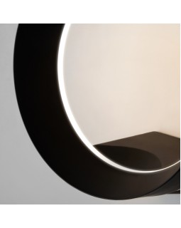 Светильник настенный Elektrostandard 1710 TECHNO LED Ring чёрный-foto4