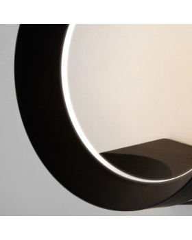 Светильник настенный Elektrostandard 1710 TECHNO LED Ring чёрный-foto4