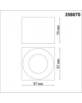 Накладной светильник Novotech 358670-foto2