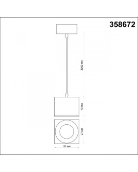 Подвесной светильник Novotech 358672-foto2