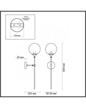 Бра Odeon Light 4276/1WA-foto2