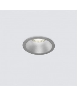 Встраиваемый светильник Elektrostandard 15266/LED 7W 4200K SL серебро