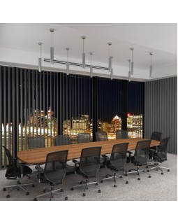 Подвесной светильник Eurosvet DLR023 12W 4200K хром матовый-foto3