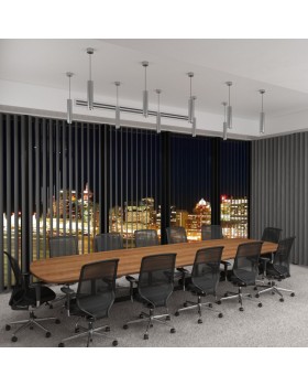 Подвесной светильник Eurosvet DLR023 12W 4200K хром матовый-foto3