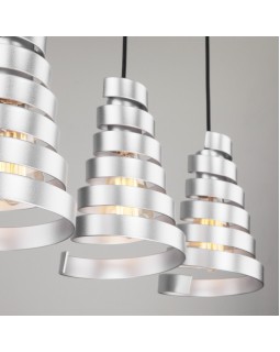 Подвесной светильник Eurosvet 50058/3 серебро-foto3