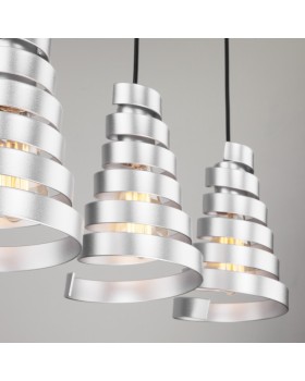 Подвесной светильник Eurosvet 50058/3 серебро-foto3