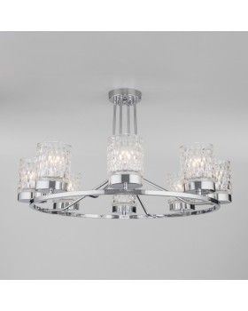Люстра на штанге Eurosvet 60127/8 хром-foto2
