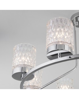 Люстра на штанге Eurosvet 60127/8 хром-foto4