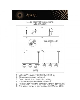 Подвесная люстра APLOYT APL.820.03.03-foto16