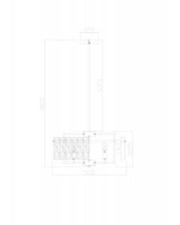 Люстра на штанге Freya FR5166PL-06BS-foto2