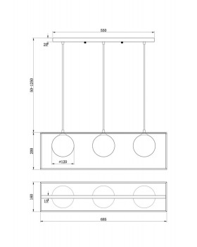 Подвесная люстра Freya FR5113PL-03G-foto2