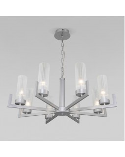 Подвесная люстра Eurosvet 60133/8 серебро-foto4