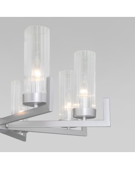 Подвесная люстра Eurosvet 60133/8 серебро-foto5