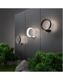 Светильник настенный Elektrostandard 1710 TECHNO LED Ring чёрный-foto6