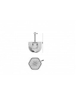 Каскадная люстра Freya FR5182PL-06FG-foto2