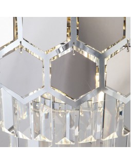 Бра Eurosvet 10124/2 хром/прозрачный хрусталь Strotskis (10113/2)-foto2