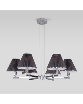 Подвесная люстра Eurosvet 60136/6 хром/графит-foto2