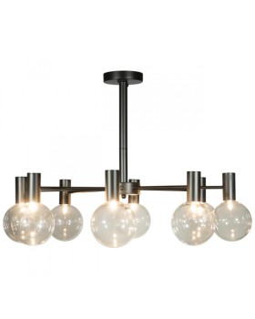 Люстра на штанге LOFT IT 10045/8 Black-foto2
