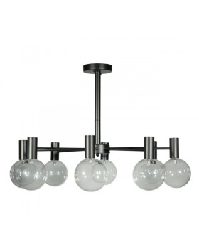 Люстра на штанге LOFT IT 10045/8 Black-foto3