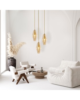 Подвесной светильник Eurosvet 50236/1 янтарный-foto2