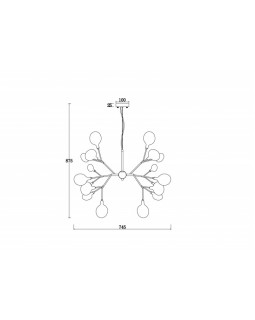 Подвесная люстра Freya FR5049PL-27G-foto4
