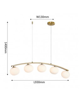 Подвесная люстра Favourite 4055-5P-foto6