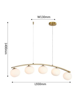 Подвесная люстра Favourite 4055-5P-foto6