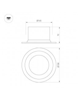 Светильник Downlight Arlight 041464-foto2