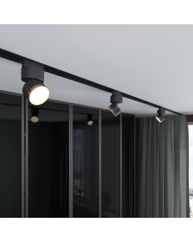 Светильник на шине Elektrostandard Impact чёрный матовый/золото 10W 4200K (85514/01) однофазный-foto4