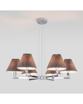 Подвесная люстра Eurosvet 60136/6 хром/графит-foto3