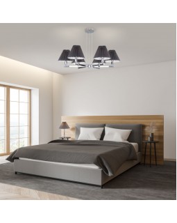 Подвесная люстра Eurosvet 60136/6 хром/графит-foto5