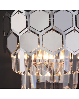 Бра Eurosvet 10124/2 хром/прозрачный хрусталь Strotskis (10113/2)-foto8