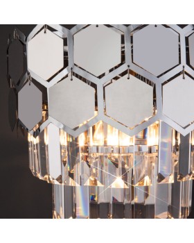 Бра Eurosvet 10124/2 хром/прозрачный хрусталь Strotskis (10113/2)-foto8