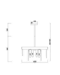 Люстра на штанге Freya FR5104PL-06BS3-foto4