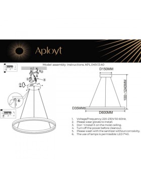 Подвесной светильник APLOYT APL.049.13.40-foto16