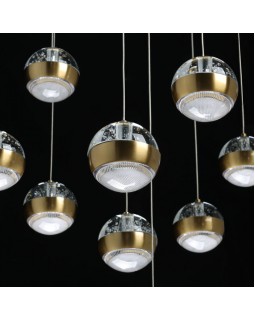 Каскадная люстра DeMarkt 730010915-foto12