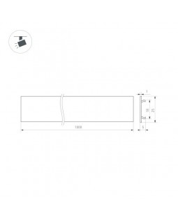 Экран для шинопровода Arlight 038422-foto2