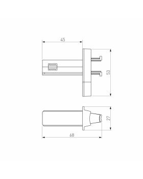 Коннектор Elektrostandard Соединитель (чёрный) 85011/00-foto3