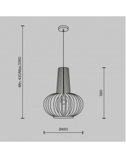 Подвесной светильник Maytoni MOD193PL-01W1-foto6