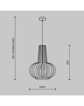 Подвесной светильник Maytoni MOD193PL-01W1-foto6