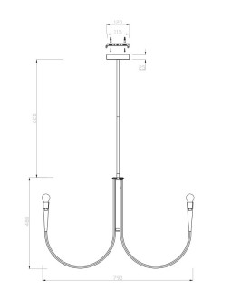 Люстра на штанге Freya FR5253PL-08N-foto2