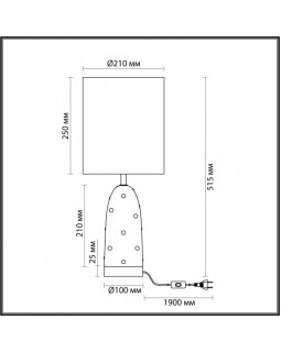 Настольная лампа Odeon Light 5424/1T-foto4