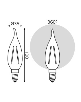 Светодиодная лампа Gauss 104801207-S-foto2