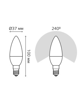 Светодиодная лампа Gauss 103101207-foto2