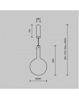 Подвесной светильник Maytoni MOD182PL-L6CG3K-foto7