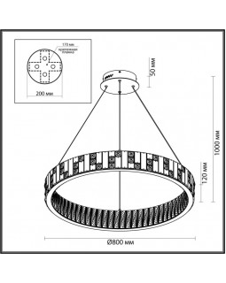 Подвесная люстра Odeon Light 5072/100L-foto3