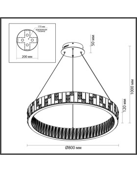 Подвесная люстра Odeon Light 5072/100L-foto3