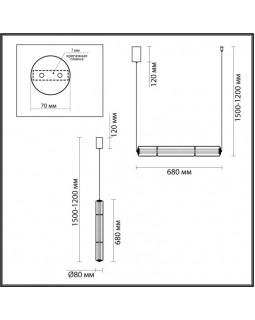 Подвесной светильник Odeon Light 6688/19L-foto3