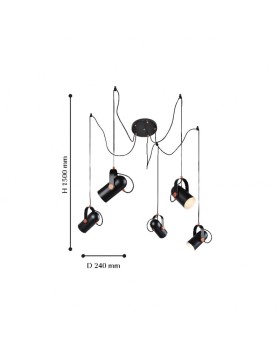 Подвесная люстра Favourite 2007-5P-foto2