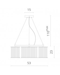 Подвесная люстра Divinare 2060/02 SP-5-foto6